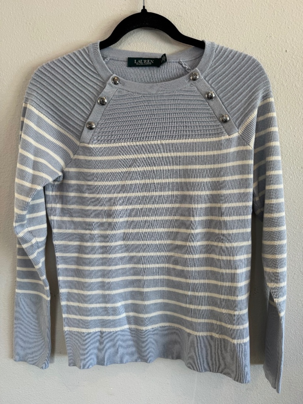 Lauren Ralph Lauren Navy Blue Sweater Size L